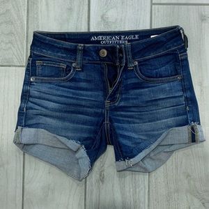 American eagle jean shorts